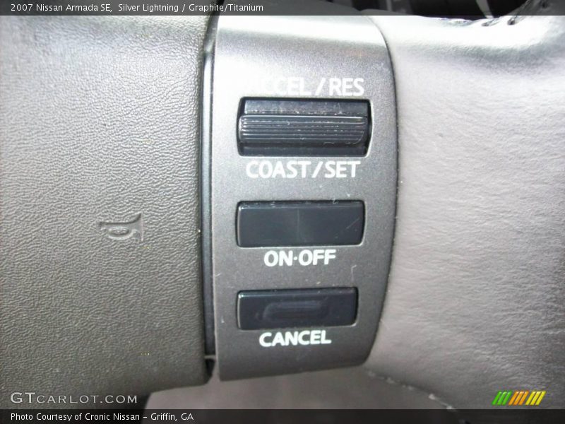 Silver Lightning / Graphite/Titanium 2007 Nissan Armada SE