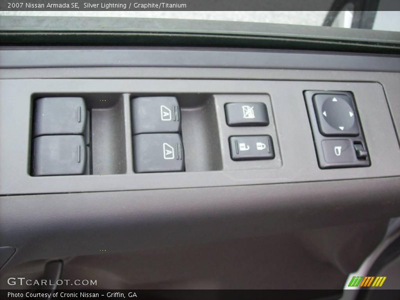 Silver Lightning / Graphite/Titanium 2007 Nissan Armada SE