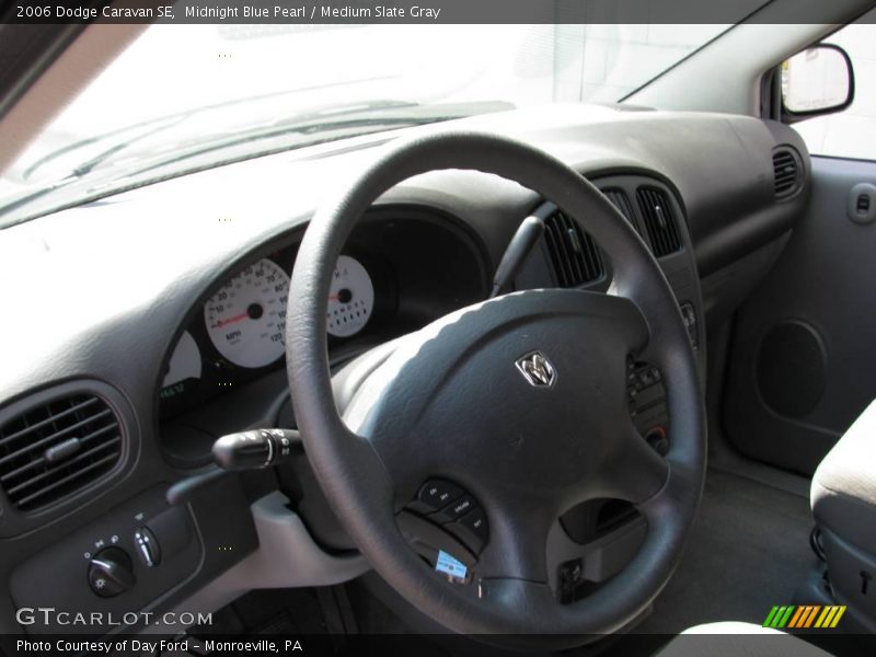 Midnight Blue Pearl / Medium Slate Gray 2006 Dodge Caravan SE