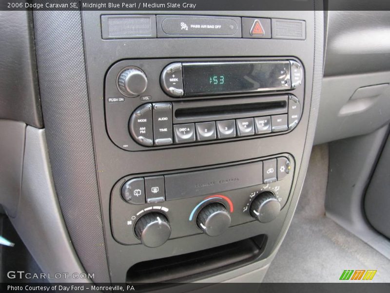 Midnight Blue Pearl / Medium Slate Gray 2006 Dodge Caravan SE