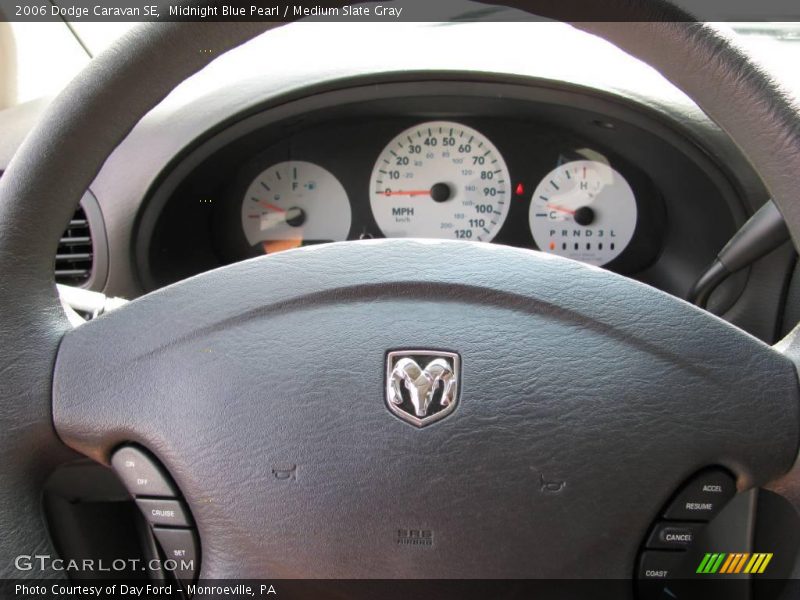 Midnight Blue Pearl / Medium Slate Gray 2006 Dodge Caravan SE