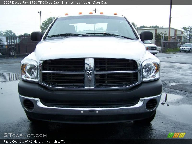 Bright White / Medium Slate Gray 2007 Dodge Ram 1500 TRX Quad Cab