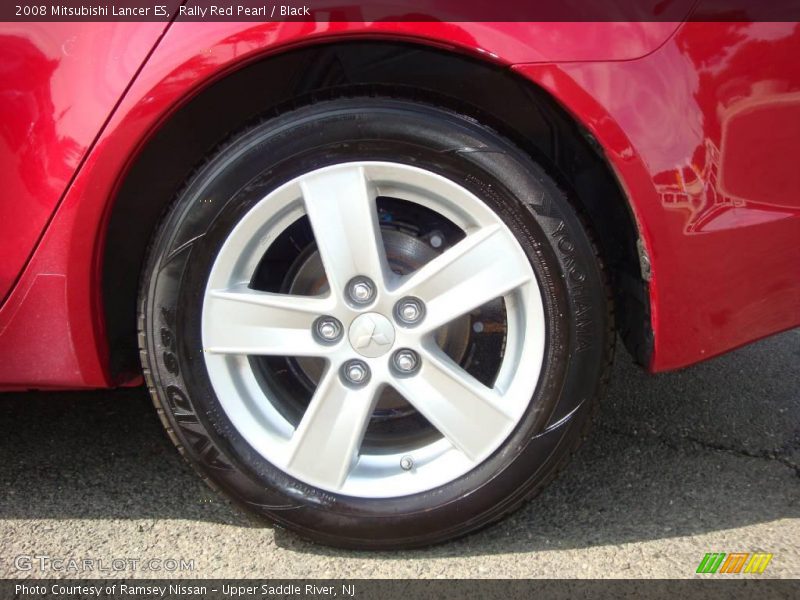 Rally Red Pearl / Black 2008 Mitsubishi Lancer ES