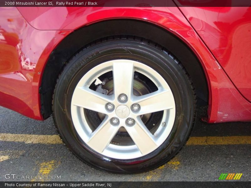 Rally Red Pearl / Black 2008 Mitsubishi Lancer ES