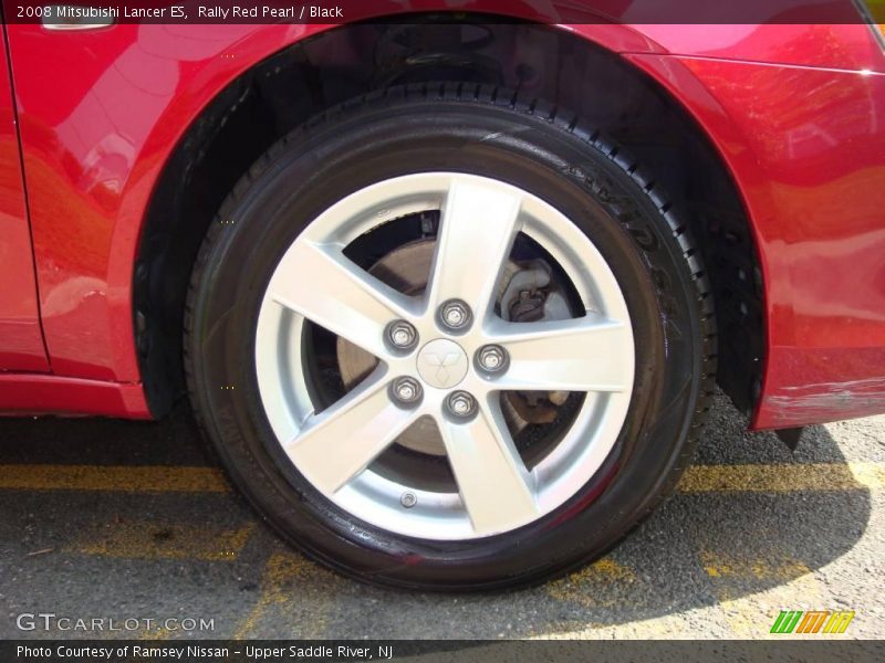 Rally Red Pearl / Black 2008 Mitsubishi Lancer ES