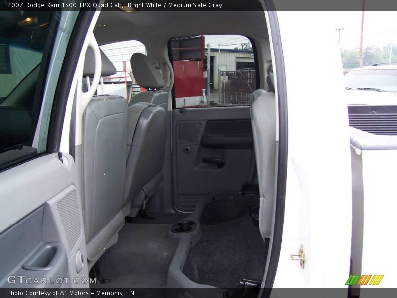 Bright White / Medium Slate Gray 2007 Dodge Ram 1500 TRX Quad Cab