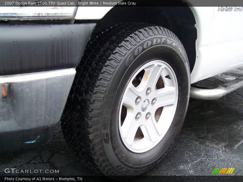 Bright White / Medium Slate Gray 2007 Dodge Ram 1500 TRX Quad Cab