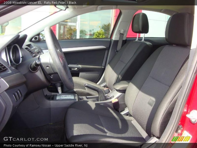 Rally Red Pearl / Black 2008 Mitsubishi Lancer ES
