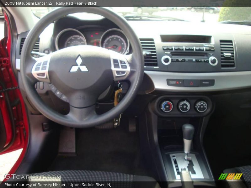 Rally Red Pearl / Black 2008 Mitsubishi Lancer ES