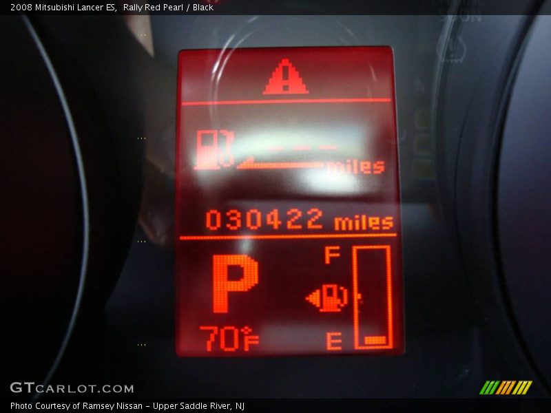Rally Red Pearl / Black 2008 Mitsubishi Lancer ES