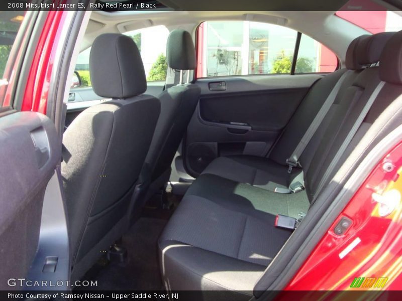 Rally Red Pearl / Black 2008 Mitsubishi Lancer ES