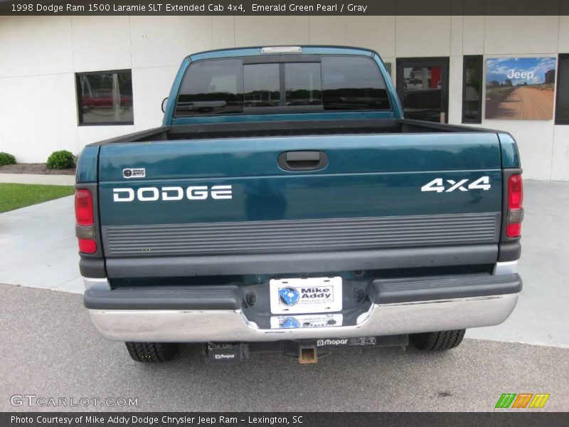 Emerald Green Pearl / Gray 1998 Dodge Ram 1500 Laramie SLT Extended Cab 4x4