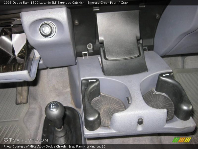 Emerald Green Pearl / Gray 1998 Dodge Ram 1500 Laramie SLT Extended Cab 4x4