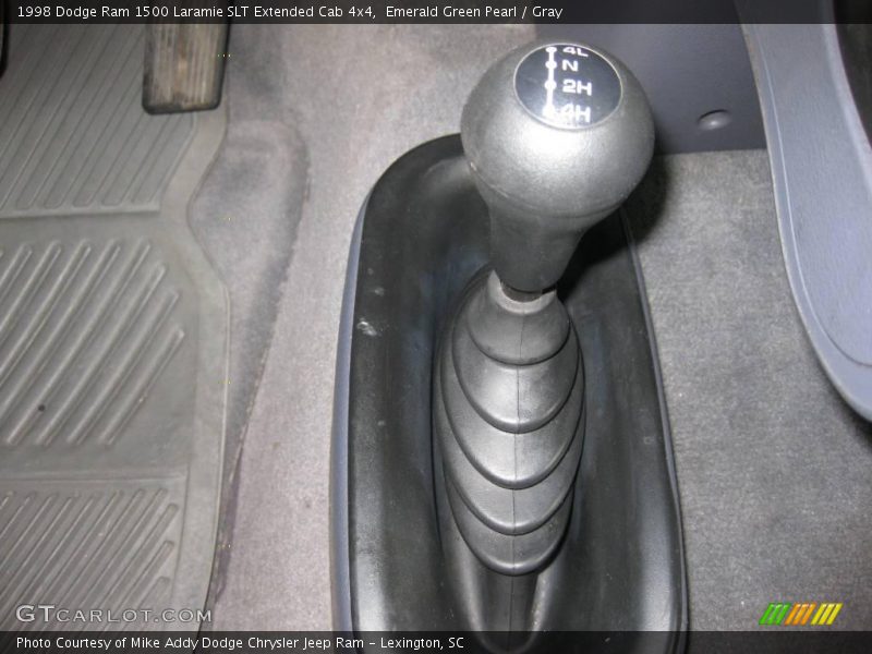 Emerald Green Pearl / Gray 1998 Dodge Ram 1500 Laramie SLT Extended Cab 4x4