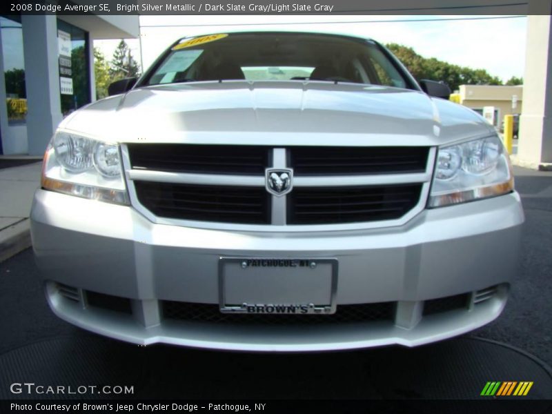 Bright Silver Metallic / Dark Slate Gray/Light Slate Gray 2008 Dodge Avenger SE
