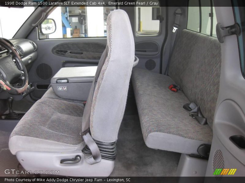 Emerald Green Pearl / Gray 1998 Dodge Ram 1500 Laramie SLT Extended Cab 4x4
