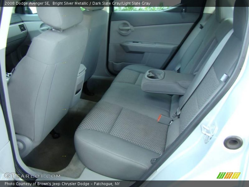 Bright Silver Metallic / Dark Slate Gray/Light Slate Gray 2008 Dodge Avenger SE