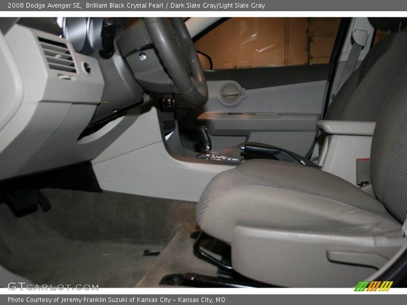 Brilliant Black Crystal Pearl / Dark Slate Gray/Light Slate Gray 2008 Dodge Avenger SE