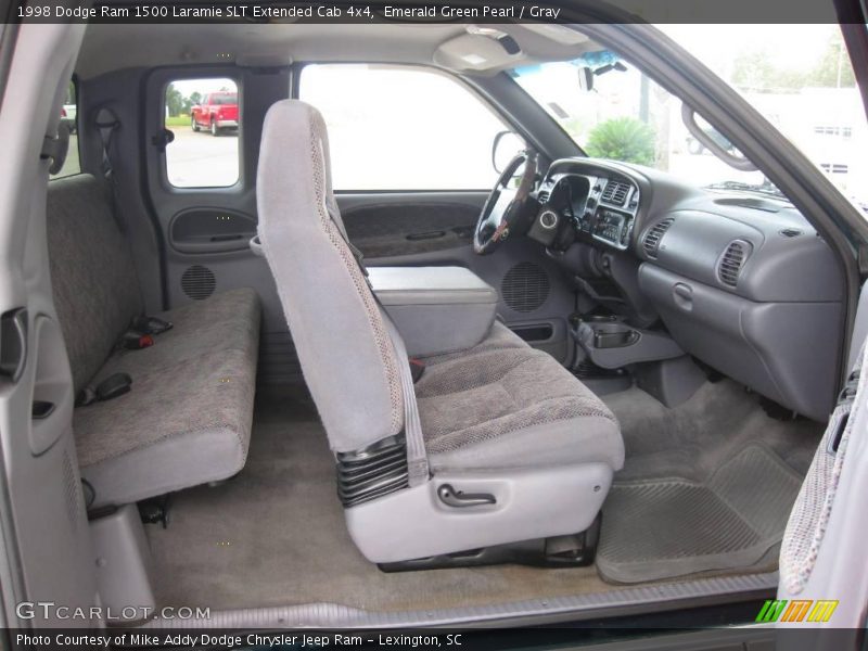 Emerald Green Pearl / Gray 1998 Dodge Ram 1500 Laramie SLT Extended Cab 4x4