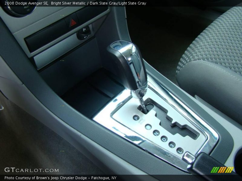 Bright Silver Metallic / Dark Slate Gray/Light Slate Gray 2008 Dodge Avenger SE