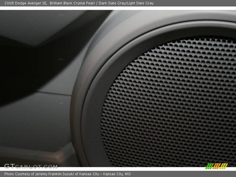 Brilliant Black Crystal Pearl / Dark Slate Gray/Light Slate Gray 2008 Dodge Avenger SE