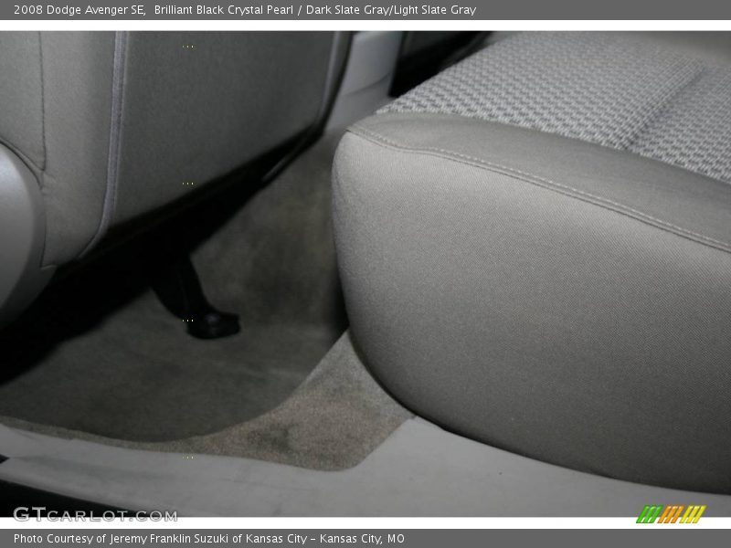 Brilliant Black Crystal Pearl / Dark Slate Gray/Light Slate Gray 2008 Dodge Avenger SE