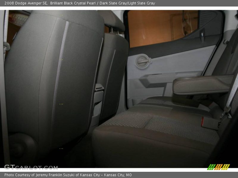 Brilliant Black Crystal Pearl / Dark Slate Gray/Light Slate Gray 2008 Dodge Avenger SE