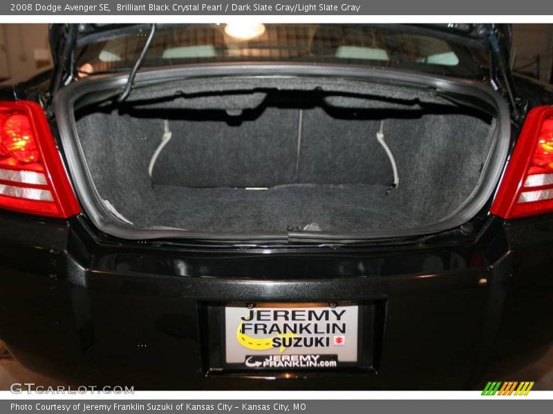Brilliant Black Crystal Pearl / Dark Slate Gray/Light Slate Gray 2008 Dodge Avenger SE
