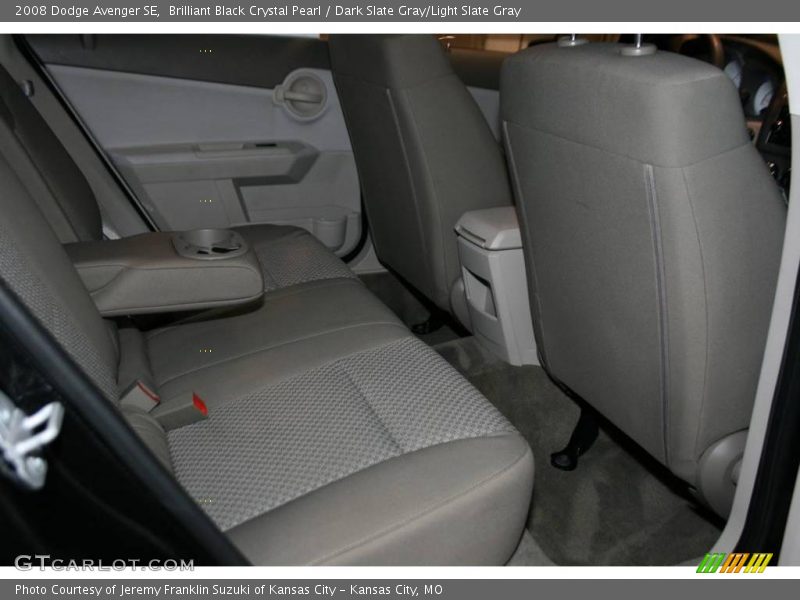 Brilliant Black Crystal Pearl / Dark Slate Gray/Light Slate Gray 2008 Dodge Avenger SE