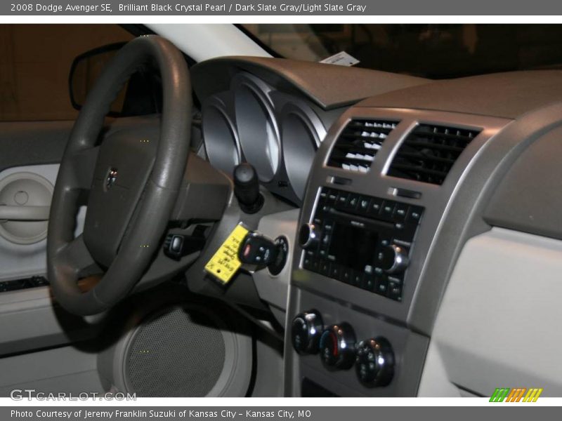 Brilliant Black Crystal Pearl / Dark Slate Gray/Light Slate Gray 2008 Dodge Avenger SE