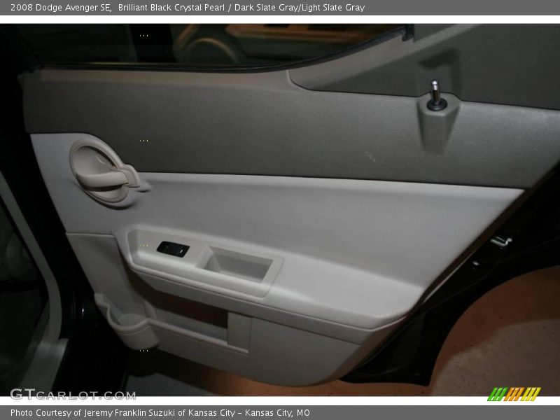 Brilliant Black Crystal Pearl / Dark Slate Gray/Light Slate Gray 2008 Dodge Avenger SE
