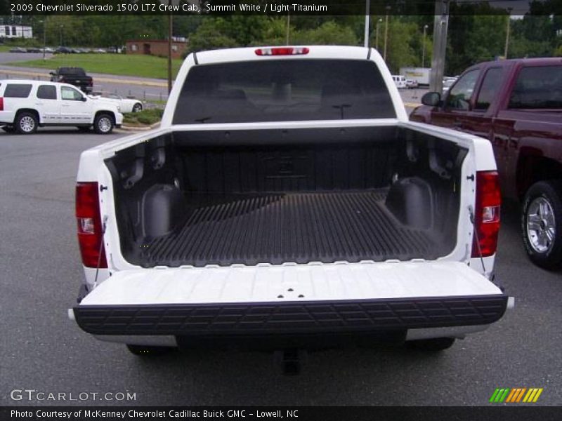 Summit White / Light Titanium 2009 Chevrolet Silverado 1500 LTZ Crew Cab
