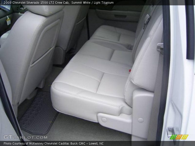Summit White / Light Titanium 2009 Chevrolet Silverado 1500 LTZ Crew Cab