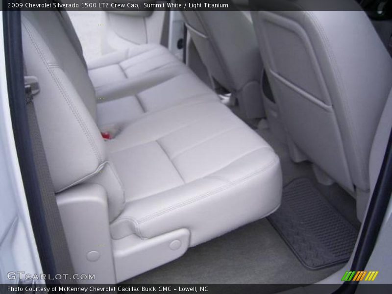 Summit White / Light Titanium 2009 Chevrolet Silverado 1500 LTZ Crew Cab