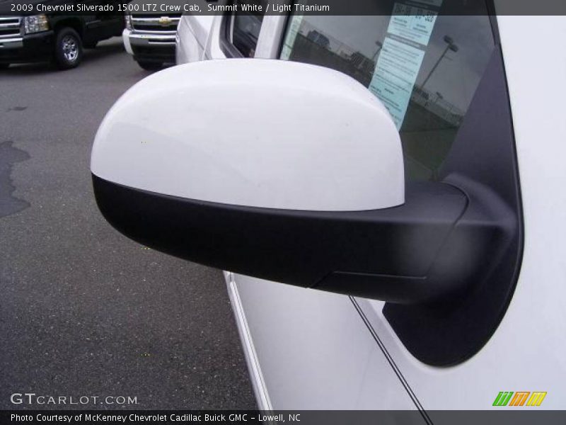 Summit White / Light Titanium 2009 Chevrolet Silverado 1500 LTZ Crew Cab