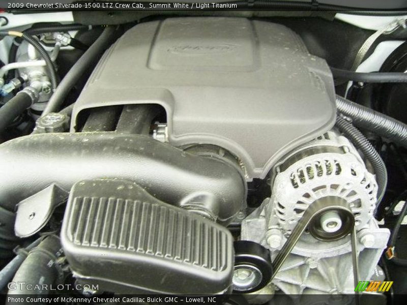 Summit White / Light Titanium 2009 Chevrolet Silverado 1500 LTZ Crew Cab