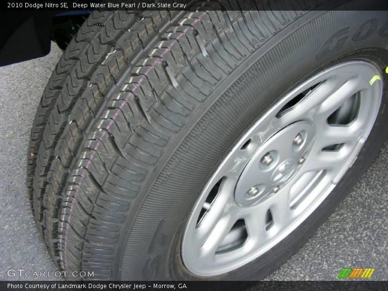Deep Water Blue Pearl / Dark Slate Gray 2010 Dodge Nitro SE