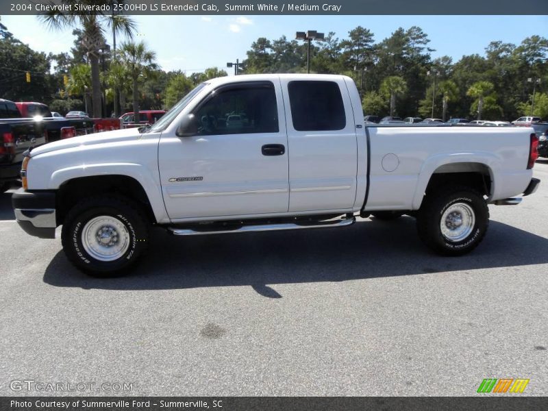 Summit White / Medium Gray 2004 Chevrolet Silverado 2500HD LS Extended Cab