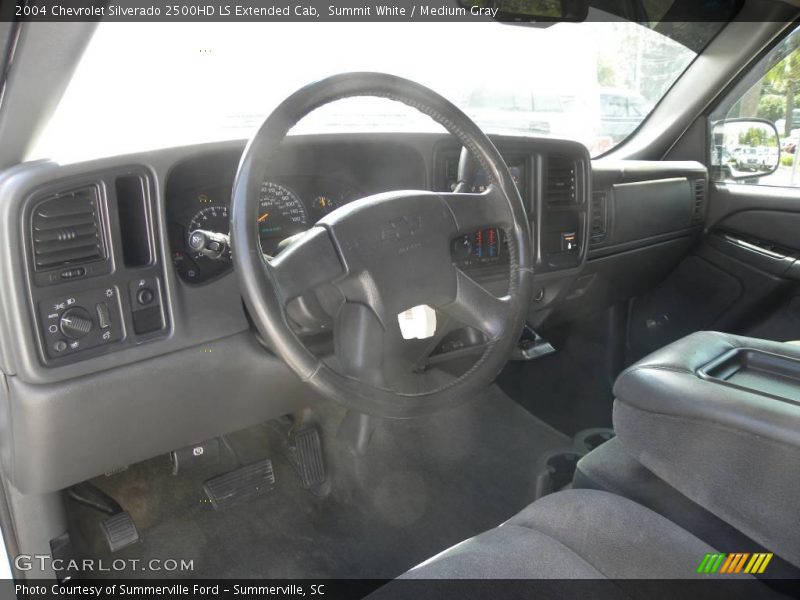 Summit White / Medium Gray 2004 Chevrolet Silverado 2500HD LS Extended Cab
