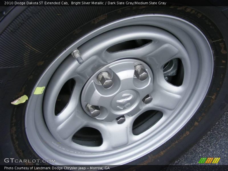 Bright Silver Metallic / Dark Slate Gray/Medium Slate Gray 2010 Dodge Dakota ST Extended Cab