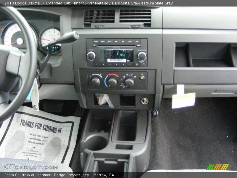 Bright Silver Metallic / Dark Slate Gray/Medium Slate Gray 2010 Dodge Dakota ST Extended Cab