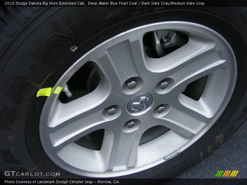 Deep Water Blue Pearl Coat / Dark Slate Gray/Medium Slate Gray 2010 Dodge Dakota Big Horn Extended Cab