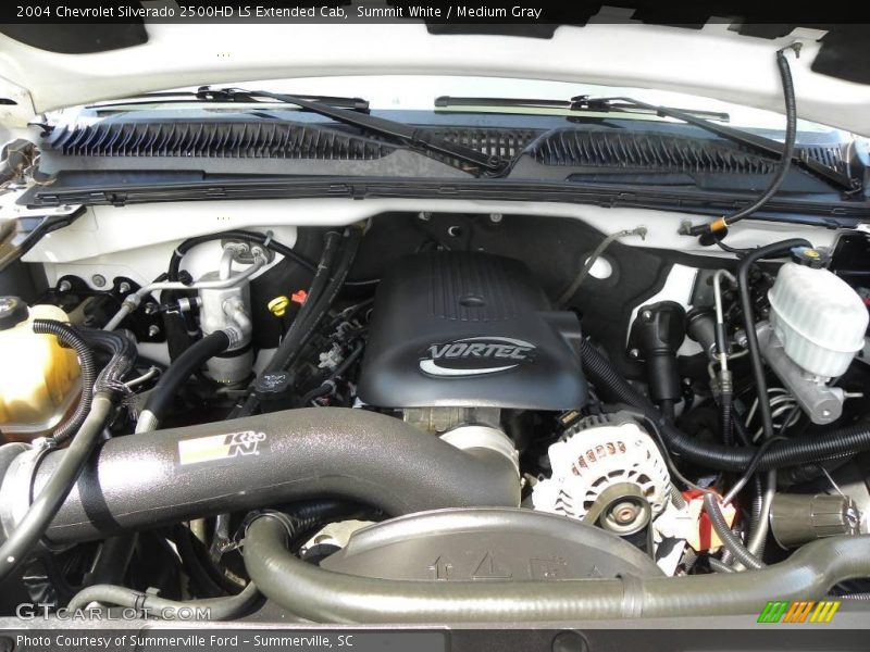 Summit White / Medium Gray 2004 Chevrolet Silverado 2500HD LS Extended Cab