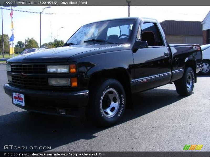 Onyx Black / Red 1990 Chevrolet C/K C1500 454 SS