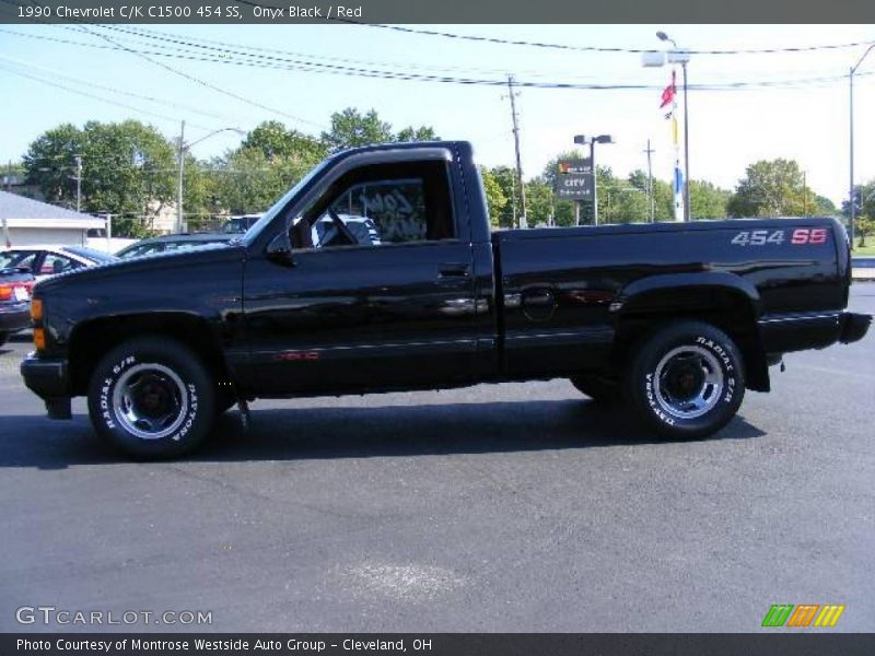 Onyx Black / Red 1990 Chevrolet C/K C1500 454 SS