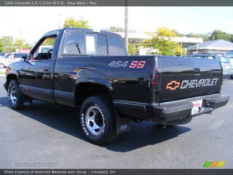 Onyx Black / Red 1990 Chevrolet C/K C1500 454 SS