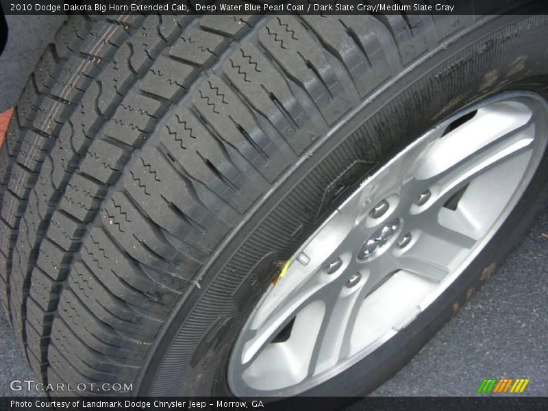 Deep Water Blue Pearl Coat / Dark Slate Gray/Medium Slate Gray 2010 Dodge Dakota Big Horn Extended Cab
