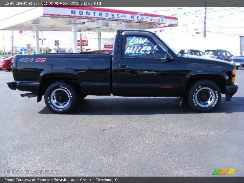 Onyx Black / Red 1990 Chevrolet C/K C1500 454 SS