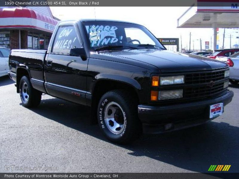 Onyx Black / Red 1990 Chevrolet C/K C1500 454 SS