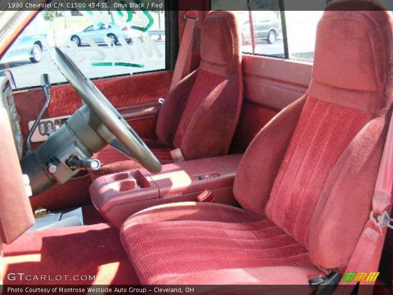 Onyx Black / Red 1990 Chevrolet C/K C1500 454 SS